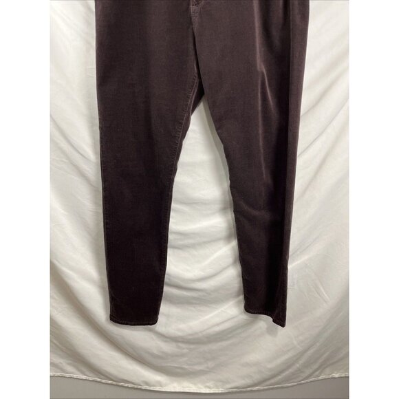 Anthropologie AG The High-Rise Stevie Ankle Brown Velvet Pants Womens Size 32 - Picture 3 of 14
